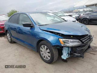 2016 Volkswagen Jetta Sedan 1.4T S with VIN 3VW267AJ3GM306265, listed as a IAAI auction lot 41880787 with 42,253 mi miles. Bid and sale history available at carsss.com. Image 1.