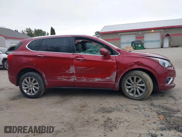 2019 Buick Envision Essence with VIN LRBFX2SA3KD042082, listed as a IAAI auction lot 40952651 with 43,998 mi miles and . Bid and sale history available at carsss.com. Image 12.