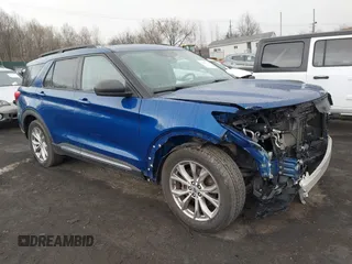 2021 Ford Explorer XLT with VIN 1FMSK8DH7MGA32857, listed as a IAAI auction lot 41877424 with 77,793 mi miles. Bid and sale history available at carsss.com. Image 1.