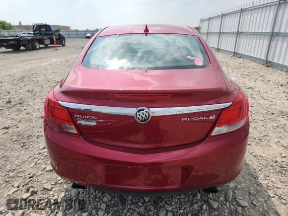 2012 Buick Regal Turbo Premium 1 with VIN 2G4GS5EV7C9214533, listed as a Copart auction lot 59638735 with 177,136 mi miles and Non repairable. Bid and sale history available at DreamBid. Image 6.