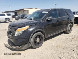 2014 Ford Police Interceptor Utility z VIN 1FM5K8AR4EGB59108, wystawiony jako Copart lot #49778005 z przebiegiem 107 694 mil mil oraz Szkoda całkowita • Salvage title. Historia ofert i sprzedaży dostępna na DreamBid. Obrazek 1.