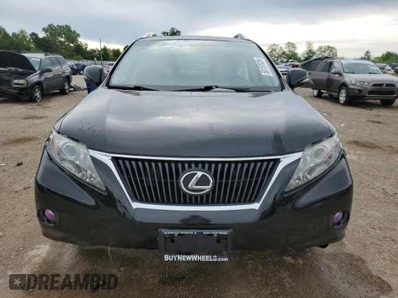 2012 Lexus RX 350 with VIN 2T2ZK1BA7CC083803, listed as a Copart auction lot 58157925 with 110,048 mi miles and Salvage title. Bid and sale history available at DreamBid. Image 5.