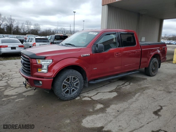 2015 Ford F-150 XLT w/HD Payload Pkg with VIN 1FTFW1EG9FFA35744, listed as a Copart auction lot 51133275 with 128,006 mi miles and Salvage Title. Bid and sale history available at carsss.com. Image 1.