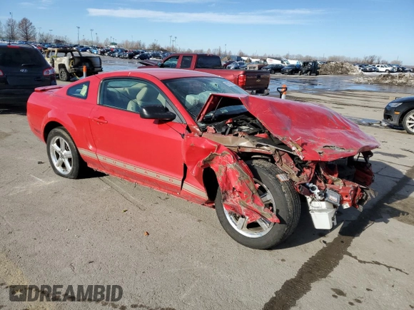 2008 Ford Mustang Deluxe with VIN 1ZVHT80N385174113, listed as a Copart auction lot 88776885 with Not provided miles and Salvage title. Bid and sale history available at DreamBid. Image 4.