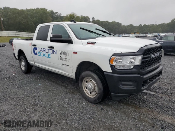 2022 Ram 2500 Tradesman z VIN 3C6UR4CJ2NG200455, wystawiony jako Copart lot #71545564 z przebiegiem 33 839 mil mil oraz Szkoda całkowita • Salvage title. Historia ofert i sprzedaży dostępna na DreamBid. Obrazek 4.