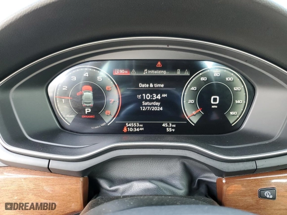 2022 Audi A5 Sportback Premium Plus with VIN WAUCBCF53NA006241, listed as a Copart auction lot 83076034 with NaN miles and Salvage Title. Bid and sale history available at carsss.com. Image 9.
