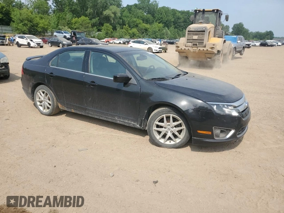 2012 Ford Fusion SEL with VIN 3FAHP0JA8CR257746, listed as a Copart auction lot 60911705 with 162,808 mi miles and Clean title. Bid and sale history available at DreamBid. Image 4.