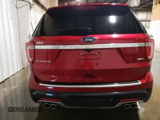 2018 Ford Explorer Platinum with VIN 1FM5K8HT1JGC85342, listed as a Copart auction lot 50576105 with 78,328 mi miles and Salvage Title. Bid and sale history available at carsss.com. Image 6.