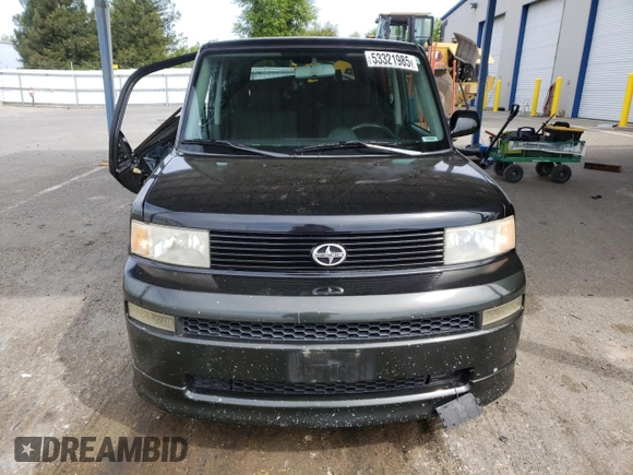 2005 Scion xB with VIN JTLKT324850179241, listed as a Copart auction lot 53321985 with 173,306 mi miles and Salvage Title. Bid and sale history available at carsss.com. Image 5.
