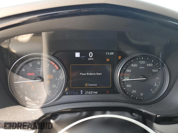 2023 Cadillac XT5 FWD Premium Luxury with VIN 1GYKNCRS7PZ150378, listed as a Copart auction lot 71792184 with 21,631 mi miles and Salvage Title. Bid and sale history available at carsss.com. Image 9.