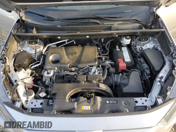 2020 Toyota RAV4 LE with VIN 2T3H1RFV6LC049907, listed as a Copart auction lot 50608605 with 45,296 mi miles and Salvage Title. Bid and sale history available at carsss.com. Image 12.