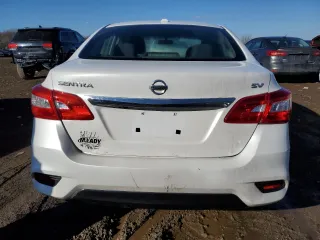 2017 Nissan Sentra SV with VIN 3N1AB7AP9HL661935, listed as a Copart auction lot 46664835 with 177,615 mi miles and Salvage Title. Bid and sale history available at DreamBid. Image 6.