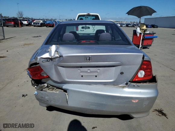 2004 Honda Civic LX with VIN 1HGEM22574L022226, listed as a Copart auction lot 46948605 with 83,152 mi miles and Salvage Title. Bid and sale history available at carsss.com. Image 6.