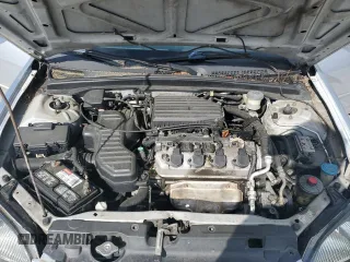 2002 Honda Civic EX z VIN 2HGES26872H594479, wystawiony jako Copart lot #61765545 z przebiegiem 196 713 mil mil oraz Czysty tytuł • Clean title. Historia ofert i sprzedaży dostępna na DreamBid. Obrazek 11.