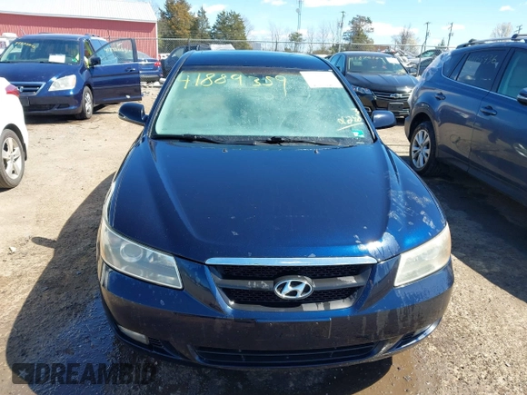 2006 Hyundai Sonata GLS with VIN 5NPEU46F96H012883, listed as a IAAI auction lot 41889359 with 174,518 mi miles and . Bid and sale history available at DreamBid. Image 12.