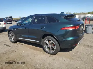 2017 Jaguar F-Pace S with VIN SADCM2BV4HA082587, listed as a Copart auction lot 53728865 with 140,318 mi miles and Salvage Title. Bid and sale history available at DreamBid. Image 2.
