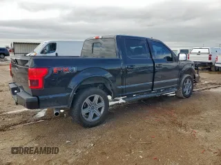 2018 Ford F-150 XL with VIN 1FTEW1E58JKD66986, listed as a Copart auction lot 59444175 with 142,775 mi miles and Salvage title. Bid and sale history available at DreamBid. Image 3.