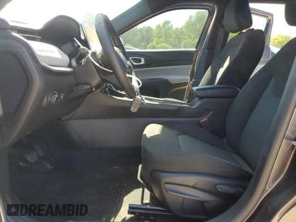 2024 Jeep Compass Sport with VIN 3C4NJDAN2RT600460, listed as a Copart auction lot 53702675 with 28,303 mi miles and Salvage title. Bid and sale history available at DreamBid. Image 7.