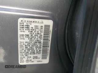 2013 Infiniti FX with VIN JN8CS1MU0DM141647, listed as a Copart auction lot 74251064 with Not Provided miles and Salvage Title. Bid and sale history available at DreamBid. Image 14.