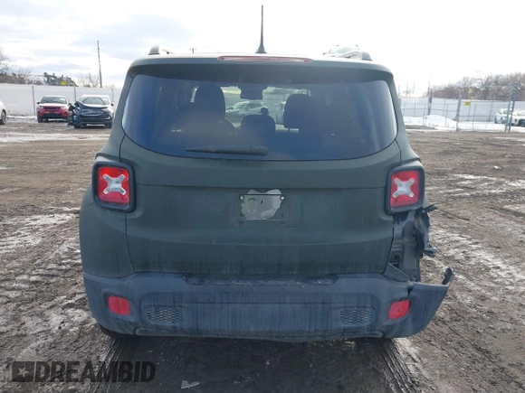 2016 Jeep Renegade Latitude with VIN ZACCJBBT8GPC87587, listed as a IAAI auction lot 41640863 with 106,020 mi miles. Bid and sale history available at carsss.com. Image 16.
