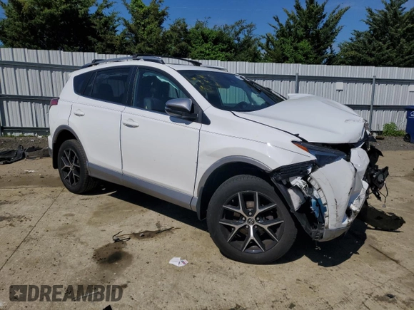 2018 Toyota RAV4 SE with VIN 2T3JFREV9JW801731, listed as a Copart auction lot 55866485 with 64,043 mi miles and Salvage title. Bid and sale history available at DreamBid. Image 4.