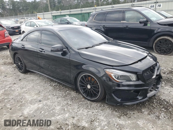 2016 Mercedes-Benz CLA with VIN WDDSJ4EB6GN337878, listed as a Copart auction lot 36466993 with 105,587 mi miles. Bid and sale history available at carsss.com. Image 4.