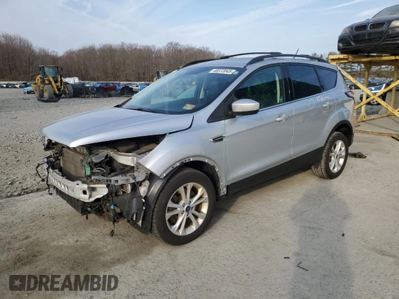 2018 Ford Escape SEL with VIN 1FMCU9HDXJUA88106, listed as a Copart auction lot 48372045 with 0 mi miles and Salvage Title. Bid and sale history available at carsss.com. Image 1.