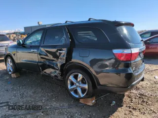 2012 Dodge Durango Citadel with VIN 1C4RDJEG7CC330910, listed as a Copart auction lot 47069995 with 166,864 mi miles and Salvage title. Bid and sale history available at DreamBid. Image 2.