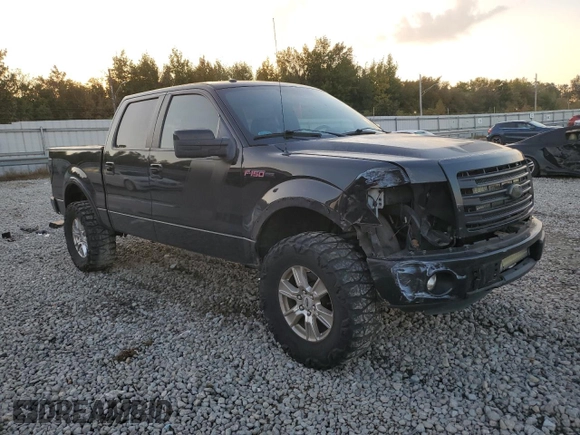 2014 Ford F-150 XL with VIN 1FTFW1ET9EFC17438, listed as a Copart auction lot 76948754 with 98,765 mi miles and Salvage Title. Bid and sale history available at carsss.com. Image 4.
