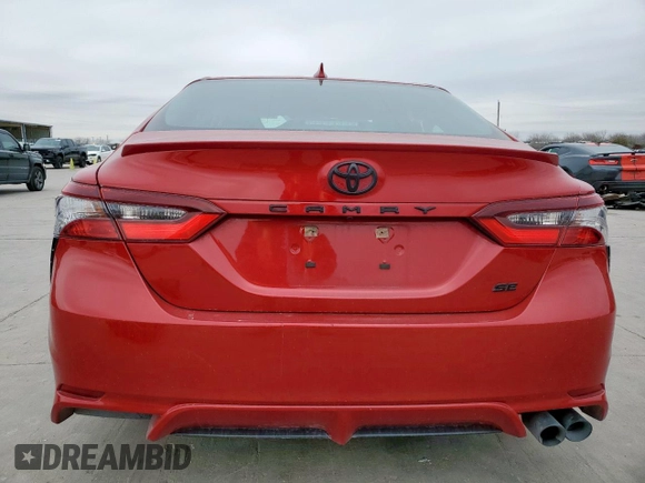 2023 Toyota Camry SE with VIN 4T1G11AK0PU172352, listed as a Copart auction lot 46303455 with 54,374 mi miles and Clean Title. Bid and sale history available at DreamBid. Image 6.