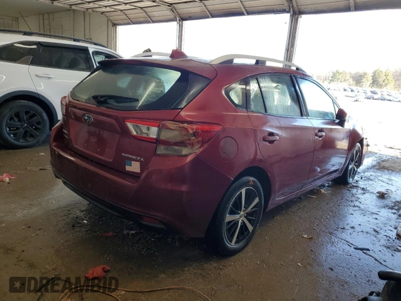 2019 Subaru Impreza Premium с VIN 4S3GTAD66K3740647, выставлен на аукционе Copart как лот 85739364 с пробегом 109 823 миль миль и Чистый • Clean title. История ставок и продаж доступна на DreamBid. Изображение 3.