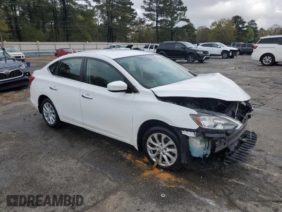 2018 Nissan Sentra SV with VIN 3N1AB7APXJL623524, listed as a Copart auction lot 49806565 with 101,809 mi miles and Salvage Title. Bid and sale history available at carsss.com. Image 4.