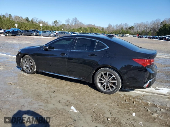2018 Acura TLX w/Technology Pkg with VIN 19UUB2F58JA001811, listed as a Copart auction lot 88513985 with 85,058 mi miles and Salvage Title. Bid and sale history available at carsss.com. Image 2.