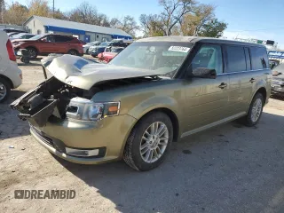 2013 Ford Flex SEL with VIN 2FMHK6C8XDBD06592, listed as a Copart auction lot 82223764 with Not Provided miles and Salvage Title. Bid and sale history available at carsss.com. Image 1.