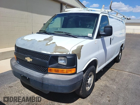 2010 Chevrolet Express Cargo with VIN 1GCZGFBA6A1153344, listed as a IAAI auction lot 42900629 with 149,002 mi miles and . Bid and sale history available at DreamBid. Image 5.