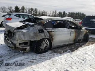 2011 BMW 7 Series 750Li xDrive with VIN WBAKC8C55BC432555, listed as a Copart auction lot 41784645 with 0 mi miles and Salvage Title. Bid and sale history available at carsss.com. Image 3.