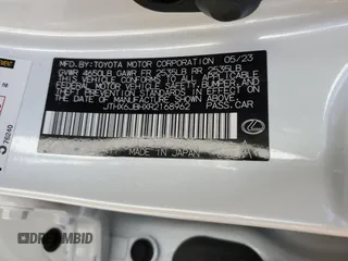 2024 Lexus UX with VIN JTHX6JBHXR2168962, listed as a Copart auction lot 51153075 with 7,080 mi miles and Salvage Title. Bid and sale history available at carsss.com. Image 15.