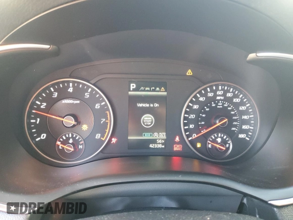 2022 Kia Stinger GT1 with VIN KNAE45LC0N6107838, listed as a Copart auction lot 49623675 with 42,338 mi miles and Salvage Title. Bid and sale history available at DreamBid. Image 9.