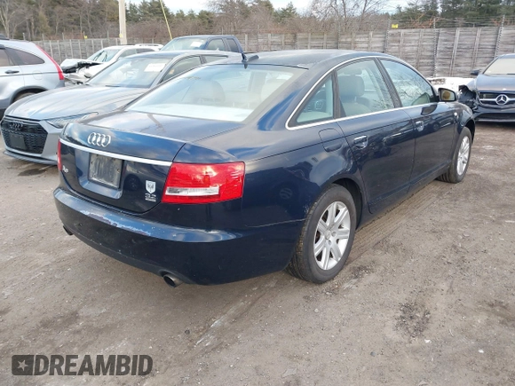 2005 Audi A6 with VIN WAUDG74F85N105820, listed as a IAAI auction lot 41341841 with 105,646 mi miles. Bid and sale history available at carsss.com. Image 4.