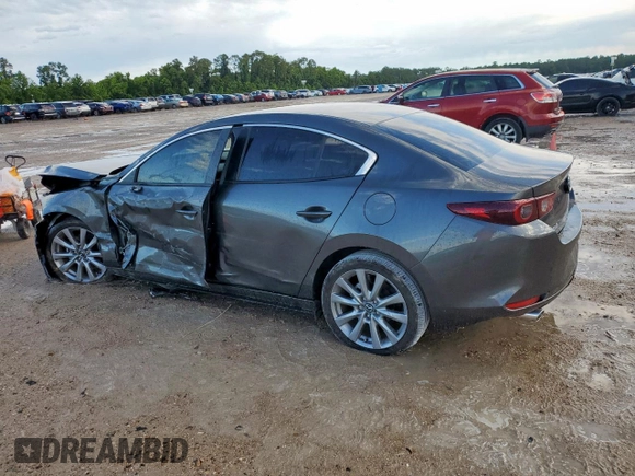 2023 Mazda 3 S Select with VIN 3MZBPABM4PM371032, listed as a Copart auction lot 60151205 with 3,437 mi miles and Salvage title. Bid and sale history available at DreamBid. Image 2.