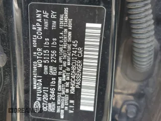 2012 Hyundai Genesis 5.0L R-Spec with VIN KMHGC4DH8CU174145, listed as a Copart auction lot 71263914 with 178,306 mi miles and Salvage Title. Bid and sale history available at carsss.com. Image 13.