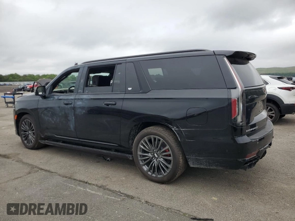 2024 Cadillac Escalade ESV AWD V-Series with VIN 1GYS4SK9XRR381010, listed as a Copart auction lot 56686185 with Not provided miles and Salvage title. Bid and sale history available at DreamBid. Image 2.