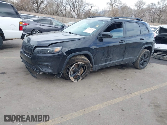 2020 Jeep Cherokee Altitude with VIN 1C4PJMLX9LD634920, listed as a IAAI auction lot 41892720 with 75,388 mi miles and . Bid and sale history available at DreamBid. Image 2.