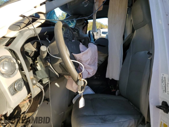 2021 Ford Econoline Cargo with VIN 1FDWE3FK7MDC21644, listed as a Copart auction lot 82983994 with Not Provided miles and Salvage Title. Bid and sale history available at DreamBid. Image 11.