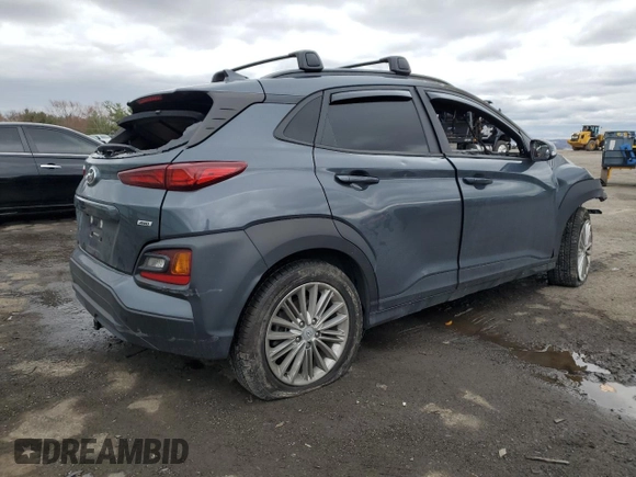 2021 Hyundai Kona SEL Plus with VIN KM8K6CAA0MU700806, listed as a Copart auction lot 49539155 with 0 mi miles and Salvage Title. Bid and sale history available at carsss.com. Image 3.