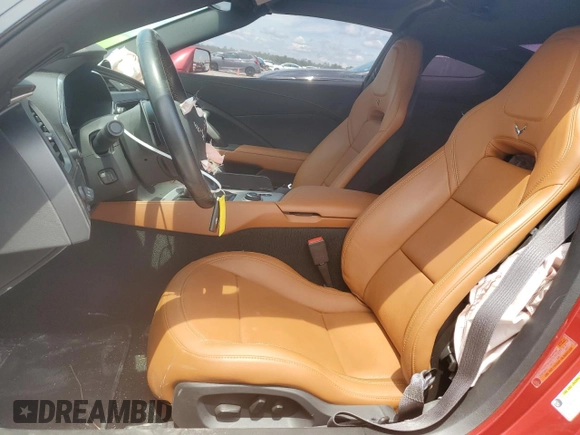 2015 Chevrolet Corvette Z51 2LT with VIN 1G1YK2D74F5100462, listed as a Copart auction lot 69493574 with 18,169 mi miles and Salvage Title. Bid and sale history available at carsss.com. Image 7.