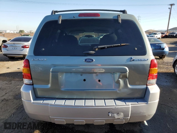 2006 Ford Escape with VIN 1FMYU95H46KC08935, listed as a Copart auction lot 69619154 with 120,119 mi miles and Salvage title. Bid and sale history available at DreamBid. Image 6.
