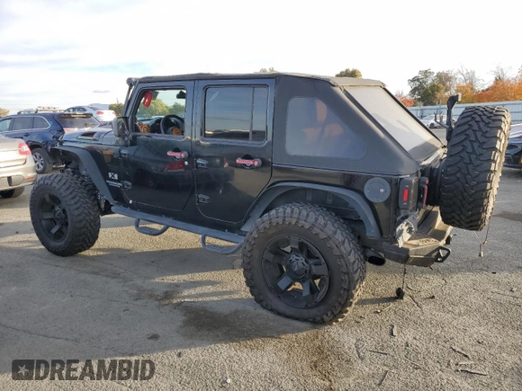 2008 Jeep Wrangler Unlimited X with VIN 1J4GB39168L649280, listed as a Copart auction lot 81379354 with 161,365 mi miles and Salvage Title. Bid and sale history available at DreamBid. Image 2.