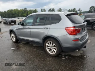 2015 BMW X3 xDrive28d with VIN 5UXWY3C57F0E95285, listed as a Copart auction lot 73287134 with 106,237 mi miles and Salvage Title. Bid and sale history available at carsss.com. Image 2.