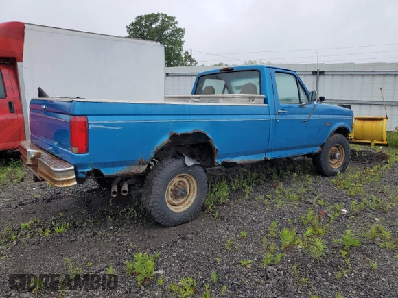 1996 Ford F-250 z VIN 2FTHF26H7TCA30362, wystawiony jako Copart lot #57525605 z przebiegiem Nie podano mil oraz Czysty tytuł • Clean title. Historia ofert i sprzedaży dostępna na DreamBid. Obrazek 3.